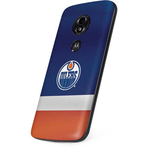 NHL Edmonton Oilers Jersey Moto E5 Play Skin